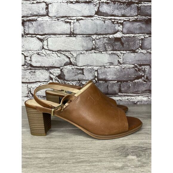 Clarks Brown Leather Casual Ankle Strap Open Toe Sandals Women Sz 8.5M US/39.5EU - Picture 3 of 16